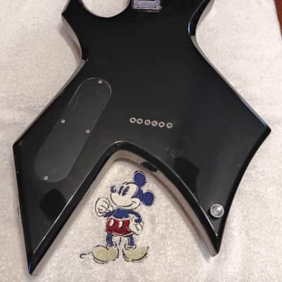 B.C. Rich Kerry King Signature Warlock - Black/Red Flame image 6