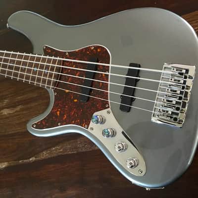 Carvin/Kiesel JB-5 LEFTY Left Handed Jazz Bass 5-string with Many Extras! image 1