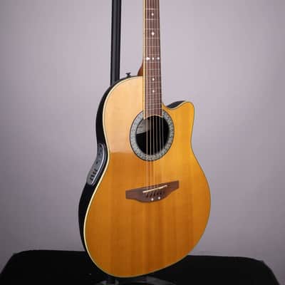 Used Ovation Celebrity CC057 Acoustic Electric Guitar - Natural image 3