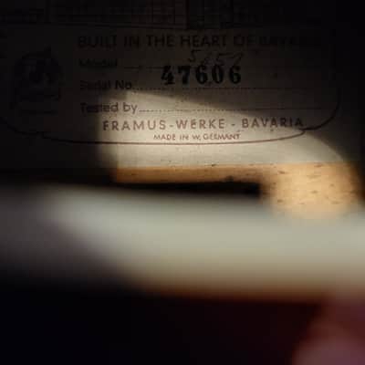 Framus Studio 1960s Gitarre Guitar Made in Germany image 4