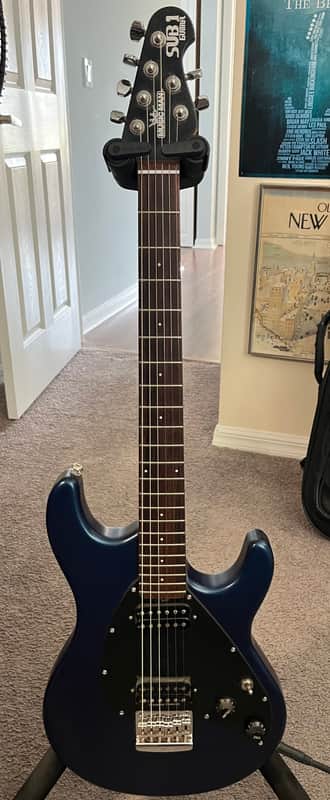 Ernie Ball Music Man SUB 1 Guitar HT 2005 - 2006 - Blue image 1