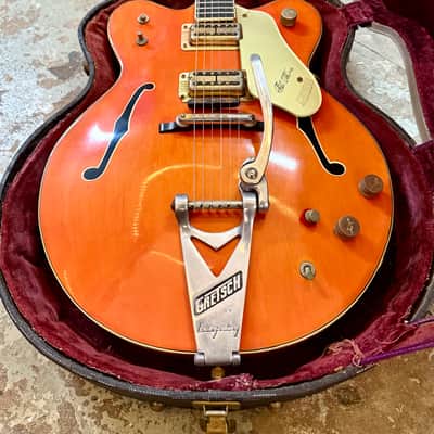 1963 Gretsch Chet Atkins Nashville 6120 Orange original vintage USA image 2