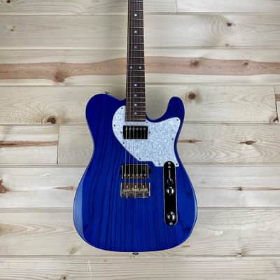 Suhr Custom T 2019 Trans Blue 2 Humbucker Thornbuckers image 4