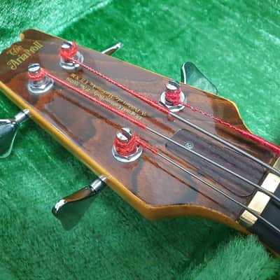 EXTREMELY RARE Lefty 1980 Aria Pro SB1000 Walnut Japan Vintage High End Left Handed Electric Bass SB-1000WA image 17