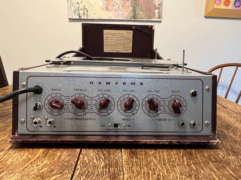 Newcomb TR-25 1950s - Burgundy image 1