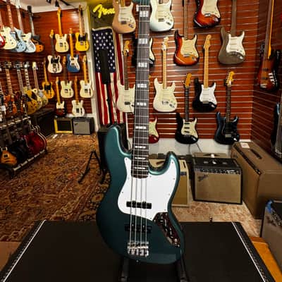 Rare! Fender Adam Clayton Artist Series Signature Jazz Bass 2015 - Present - Sherwood Green Metallic image 4