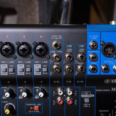 Yamaha MG10XU 10-Channel Analog Mixer with Effects & USB Interface image 2