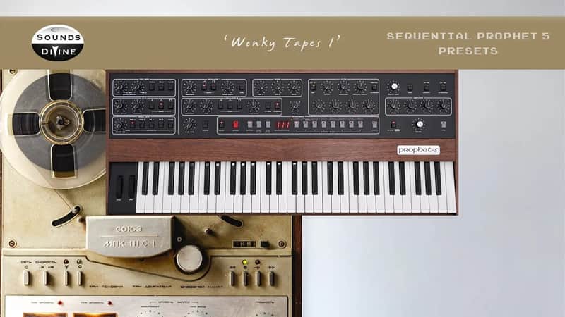 SoundsDivine 'Wonky Tapes Vol.1' - Sequential Prophet 5/10 Rev.4 Presets image 1
