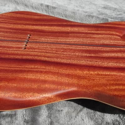 Babik Custom Telecaster Style body, Art Top, Ebony and Mahogany, Handmade 2025 image 11