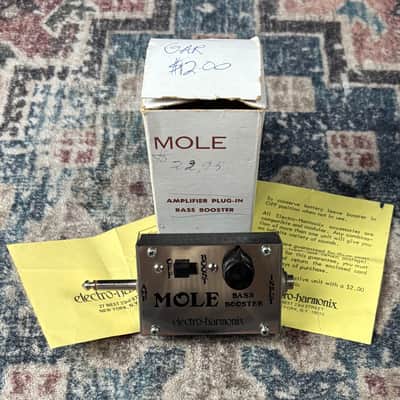 1973 Electro-Harmonix Mole Bass Booster Vintage Guitar Effect Unit W/ Original Box! image 1