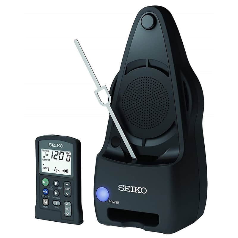 Seiko EPM5000 Quartz E-Pendulum Metronome BLACK image 1
