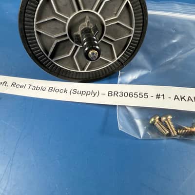 Akai BR306555 1970's - 1980's - Black / Silver Reel to Reel Platter image 3