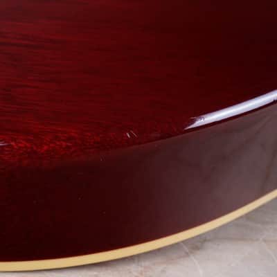 Burny Super Grade RLG-50 '59 Model MIJ 1985 Cherry Sunburst Vintage Japan w/ Bag image 13