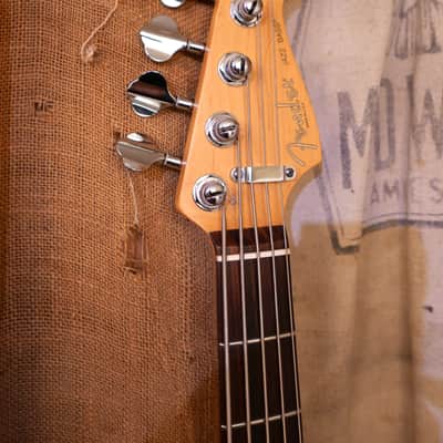 Fender Jazz Bass V - 5-String USA 1996 - Transparent Redburst image 3