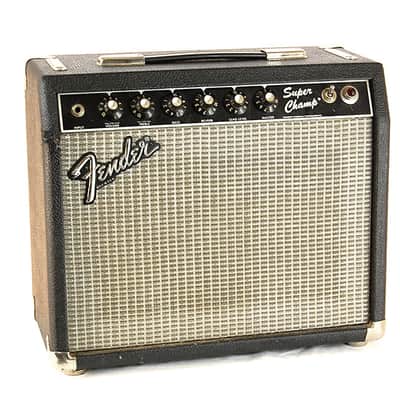 Vintage 1983 Fender Super Champ 18w 1x10 Tube Combo Amp - Rivera image 1