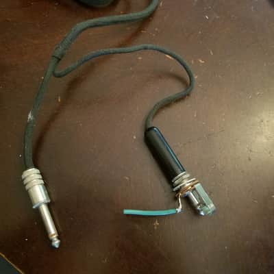Webster Chicago RARE plastic handle variant MM35 Vintage Crystal Harp Mic 1950s MM-35 grey plastic cloth cord image 12