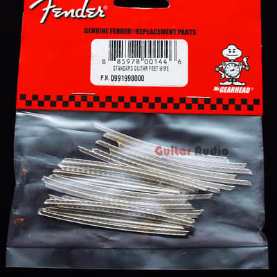 Genuine Fender Standard 9.5" Radius Strat/Tele Guitar Fret Wire - Package of 24 image 2