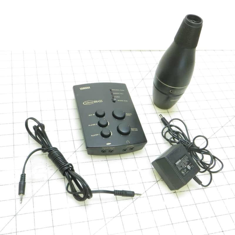 Yamaha ST7 & PM7 Silent Brass Trumpet Microphone & Personal Studio Headphone Amp image 1