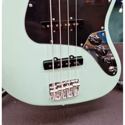 Fender American Performer Jazz Bass Maple Fingerboard, Satin Surf Green image 4