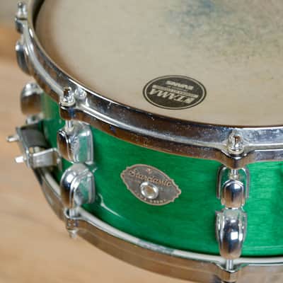 Tama 5.5x14 Starclassic Birch Snare Drum Emerald Green Late 1990s/Early 2000s USED image 2