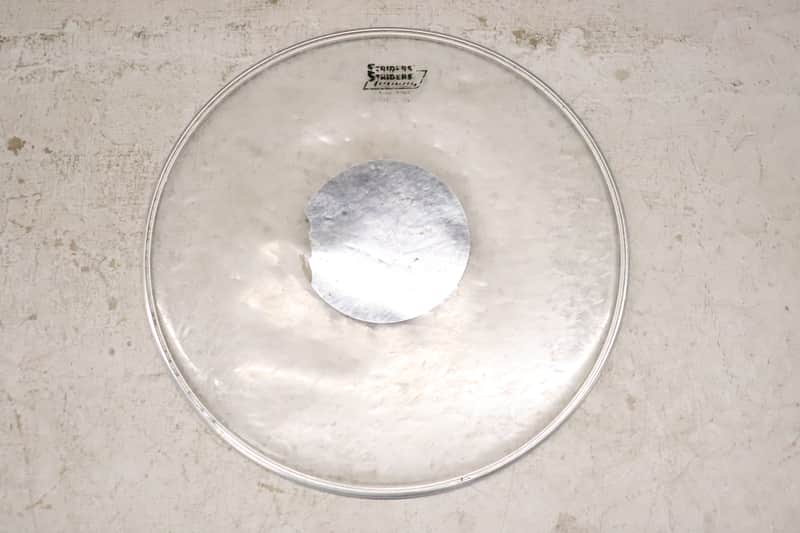 Ludwig 14" Striders Clear Silver Dot Drum Head Vintage #2 image 1