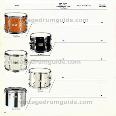 Yamaha YD-9000 Chrome 5-Piece Drum Kit • 1979 Pre Recording Custom Model! • Made in Taiwan • ATLANTA image 24