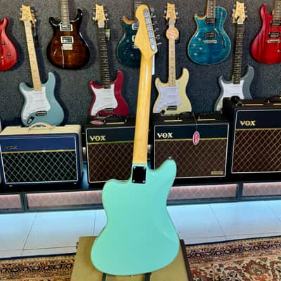 Vintage Guitars V65 30 Anniversary Custom Art Paint “ Surf & Calaveritas” 1 of 1 LTD 2026 - Sea Foam Green image 14
