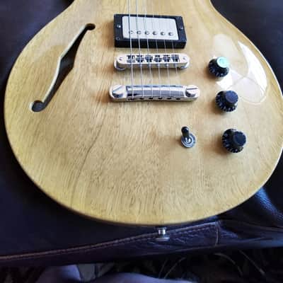 Hamer 2002 USA Hamer Artist Korina Semi-hollow Guitar Humbucker 2002 Natural image 2