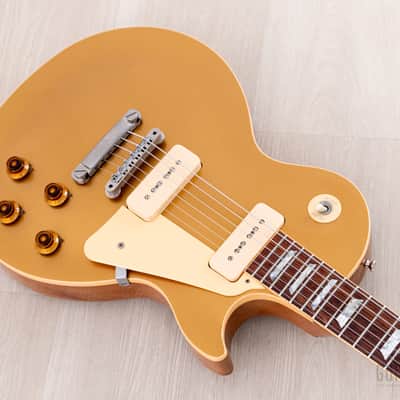 1988 Gibson Les Paul Standard Showcase Edition Goldtop Pre-Historic 1956 Spec w/ Case, Tags image 9