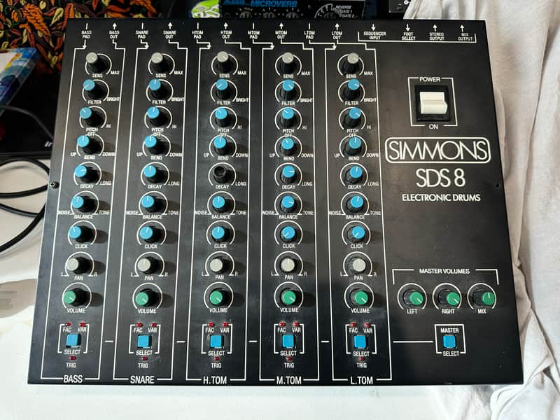 Simmons SDS8 5-Channel Drum Synthesizer 1983 - Black