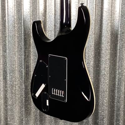 ESP LTD MH-1000 Evertune Flame Charcoal Burst Guitar MH1000ETFMCHB #2758 Used image 8