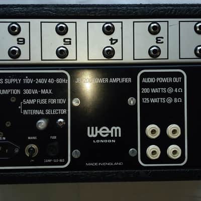 WEM Audiomaster JB-200 Late 70’s / early 80’s image 2