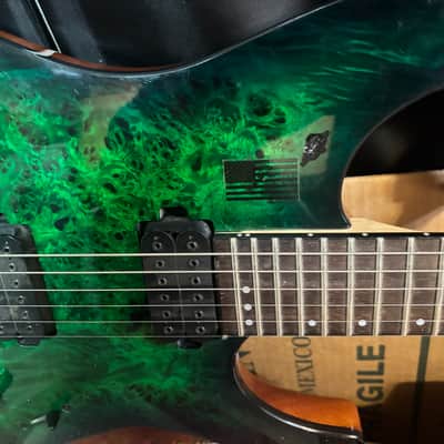 Schecter CR-6 Aqua Burst Electric Guitar image 3