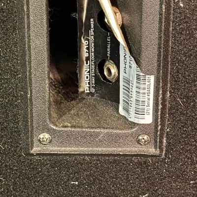 Phonic S710 2-Way Stage/Floor Monitor Speaker image 8