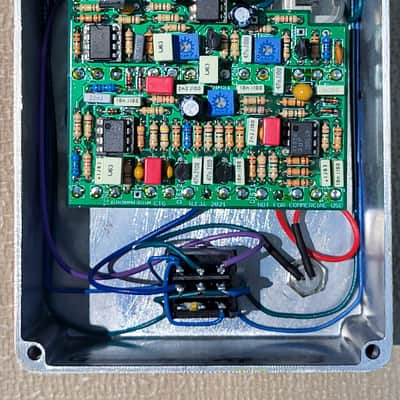 Handpainted N.E.W. C.T.G. Bass Overdrive Distortion effects pedal image 8