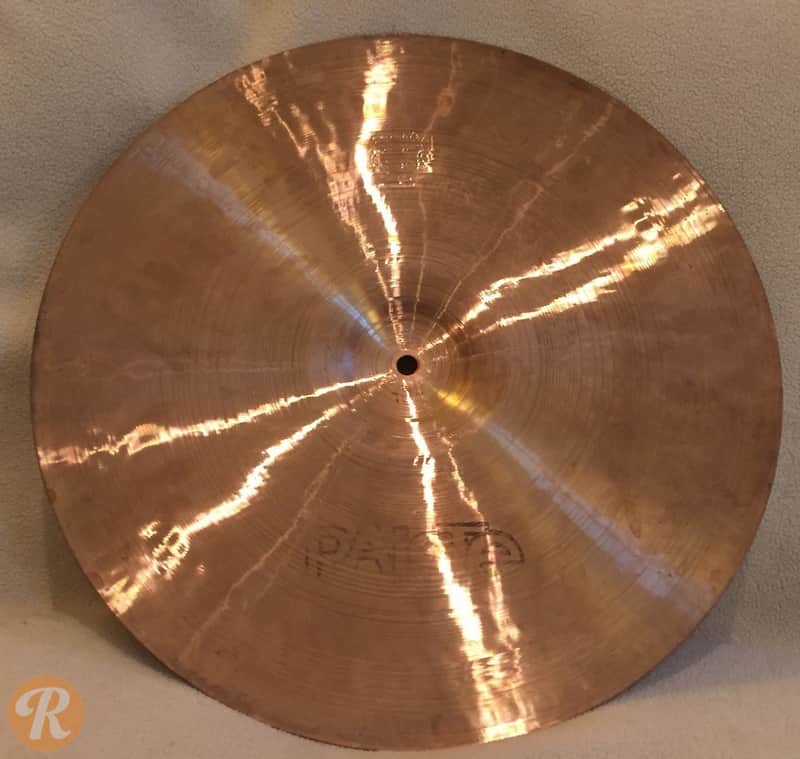 Paiste 16" 2002 "Black Label" Crash Cymbal 1971 - 1980 image 2