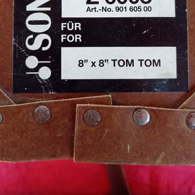 Ultra Rare Vintage Sonor Vulkanfiber 8"x8" Tom Tom Case Z 6008 (1980s) - Pristine Collector’s Condition image 12