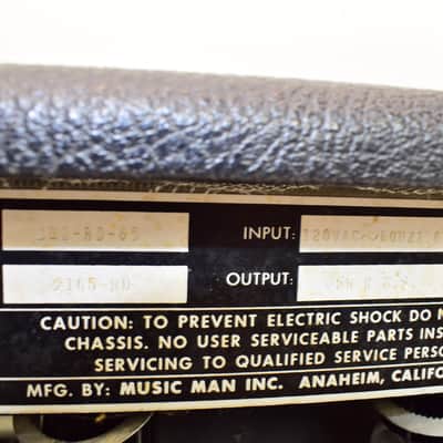 Music Man 112 RD Sixty-Five 2-Channel 65-Watt 1x12" Guitar Combo Amp w/ Footswitch image 11