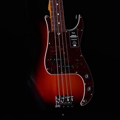 Fender American Professional II Precision Bass, Rosewood FB, 3-Color Sunburst image 4