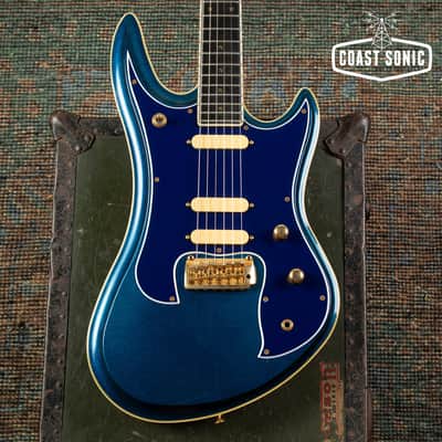 1994 Guyatone Sharp 5 LG-2100M Reissue Made in Japan w/original case image 5