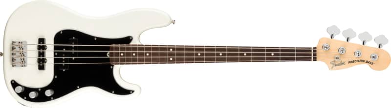 Fender E111- Fender American Performer Precision Bass®, Rosewood Fingerboard, Arctic White image 1