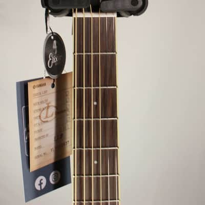 Yamaha LL6 Jumbo Acoustic-Electric Guitar - Black image 8