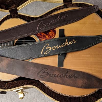 Boucher SG-41 GM Acoustic, w/case, setup review, shirt, strap choice & shipping image 14