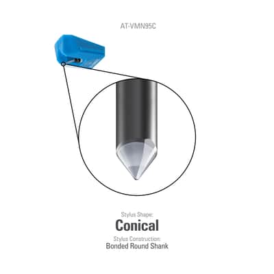 Audio-Technica: AT-VMN95C Replacement Stylus for AT-VM95C (fits AT-LP70) image 2