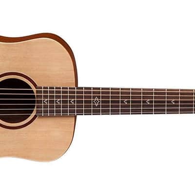 Dean Flight Steel String Spruce 3/4 Size Travel Acoustic Guitar w/Bag # FLY SPR image 1
