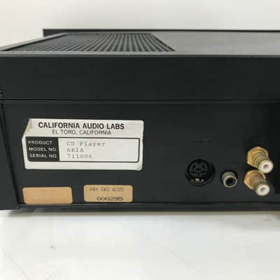 California Audio Labs Aria Tube Analog Cd Player image 7