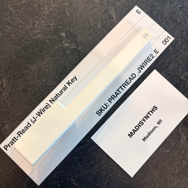 ORIGINAL Pratt Read Replacement E Key (J-Wire Keybeds) for ARP 2500/2600, Moog Minimoog, Oberheim OBX/OBXa/OB8, Sequential Prophet-5/10, PPG Wave 2.2 and more image 1
