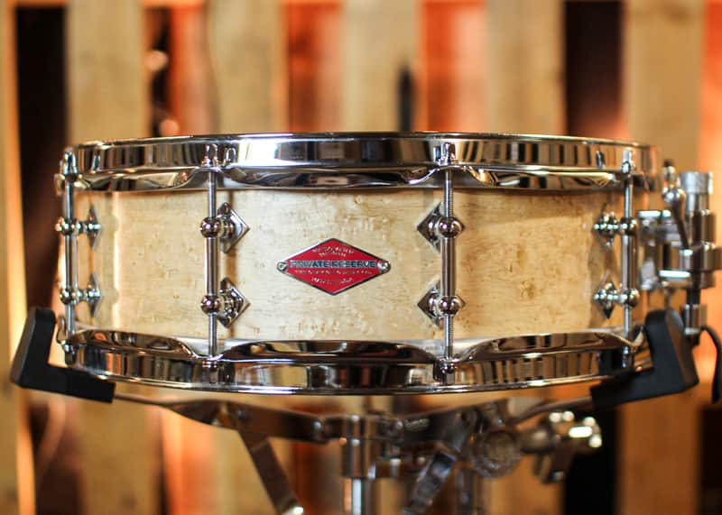 Craviotto 4.5x14 Private Reserve Figured Birdseye Maple Satin Oil Snare Drum image 1