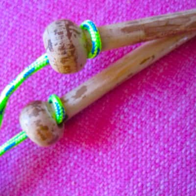 Concert Bass Drum Roller Mallets Pair - Vintage image 3