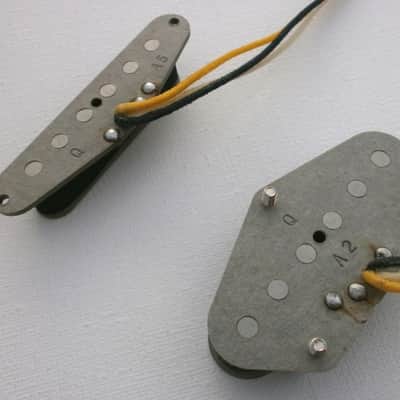 Telecaster Coil Tap A2 A5 HOT Pickups SET Custom Hand Wound Fits Fender by Q pickups image 4